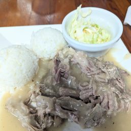 Roast pork with WHITE GRAVY Roast pork with WHITE GRAVY