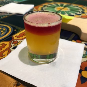 Fab Ferments - Irie Vibes with beet ginger floater - Beer Bar Near Me - Lockland, Ohio