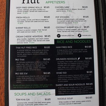 Thai Hut - Appetizers, Rice and Noodles, Soups and Salads - Thai Near Me - Provo, Utah Thai Hut - Appetizers, Rice and Noodles, Soups and Salads - Thai Near Me - Provo, Utah