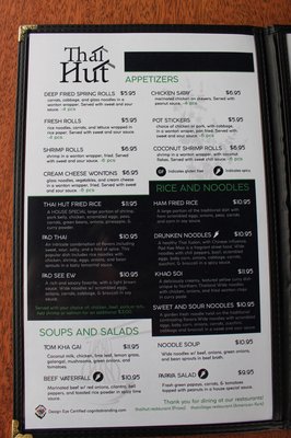 Menu photo 4 Thai Hut Provo, UT