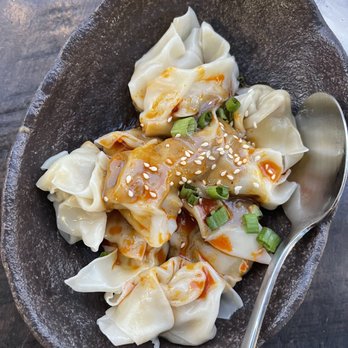 Dumpling Hours - Boiled Pork Dumplings in sesame oil - Dim Sum Near Me - Walnut Creek, California