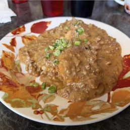 Went with my fan fav: biscuits & gravy