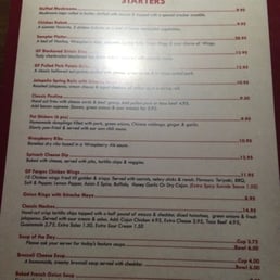 Some interesting and original starters like pulled pork potato skins and jalapeno spring rolls with Sri Racha mayo