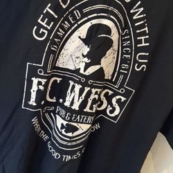 Dammed Good Coffee Company - T shirt.. they also have bar/restaurant next door