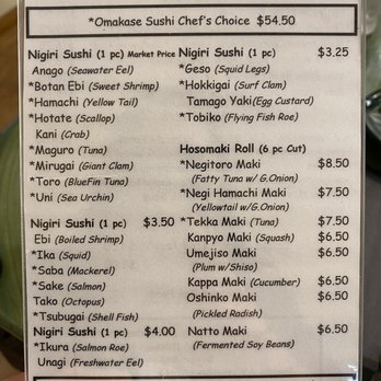 Takenoko Sushi - Menu (As of March 2023 / photo 1 out of 3) - Japanese Near Me - Hilo, Hawaii Takenoko Sushi - Menu (As of March 2023 / photo 1 out of 3) - Japanese Near Me - Hilo, Hawaii