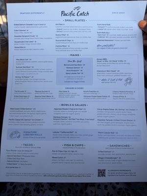 Menu photo 1 Pacific Catch Tustin, CA Menu photo 1 Pacific Catch Tustin, CA