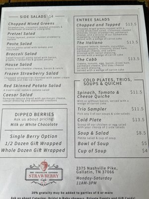 Menu photo 5 The Chocolate Covered Strawberry Gallatin, TN Menu photo 5 The Chocolate Covered Strawberry Gallatin, TN