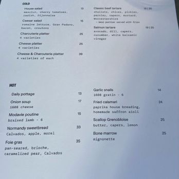 Modavie - Food menu - French Near Me - Montreal, Quebec Modavie - Food menu - French Near Me - Montreal, Quebec