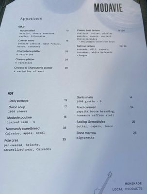 Menu photo 3 Modavie Montreal, QC Menu photo 3 Modavie Montreal, QC