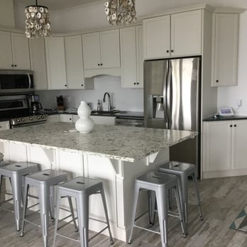 Cabinets Direct - White kitchen installed by Cabinets Direct on Navarre Beach. - Kitchen & Bath Near Me - Pensacola, Florida
