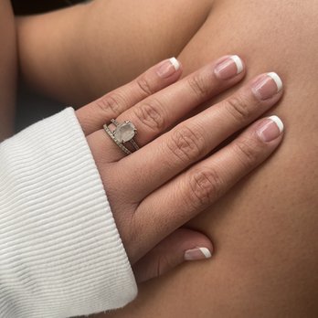 Nirvana Nails & Spa - Gel Manicure with French Tip - $35 - Nail Technicians Near Me - Albuquerque, New Mexico
