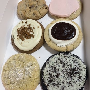 Crumbl - Hanover - Lemon,gingerbread,choc chip, pink sugar, Boston cream pie and mint. - Bakeries Near Me - Hanover, Massachusetts