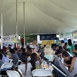 Hawaii State Farm Fair - Seating area for diners