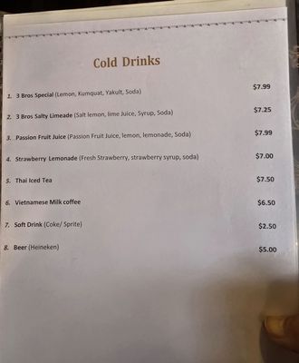 Menu photo 1 3 Bros Vietnamese Cuisine Burien , WA