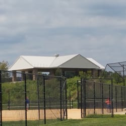 Long Gate Playground - Baseball field and pavilion up top...