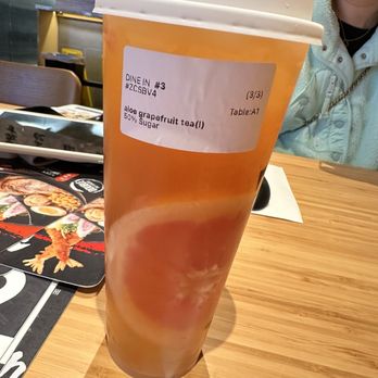 Kyuramen - Grapefruit aloe tea - Ramen Near Me - Tigard, Oregon Kyuramen - Grapefruit aloe tea - Ramen Near Me - Tigard, Oregon