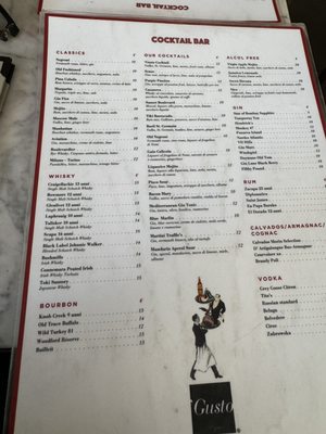 Menu photo 2 'Gusto Osteria Rome, RM Menu photo 2 'Gusto Osteria Rome, RM