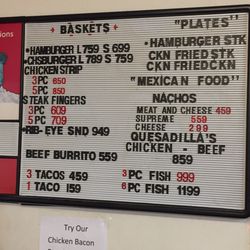 Lane's - Menu