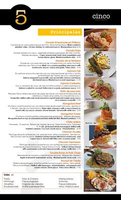 Menu photo 6 Cinco Restaurant Aguadilla, PR