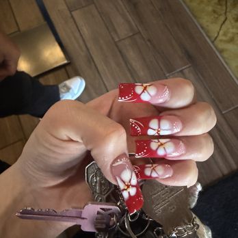 KK Nails Covina - Acrylic full set with blooming gel‼ - Nail Salons Near Me - Covina, California