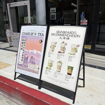 Charlie's Tea - exterior signs - Bubble Tea Near Me - Los Angeles, California Charlie's Tea - exterior signs - Bubble Tea Near Me - Los Angeles, California