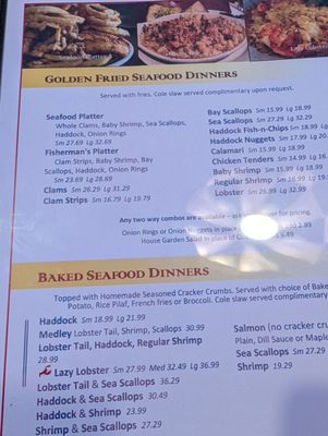 Menu photo 5 Lobster Boat Restaurant Merrimack, NH