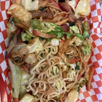 Aloha Kitchen - Noodles with pork and fish - Hawaiian Near Me - Mesa, Arizona