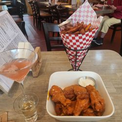 The Wild Geese - Buffalo Wings and Sweet Potato Fries