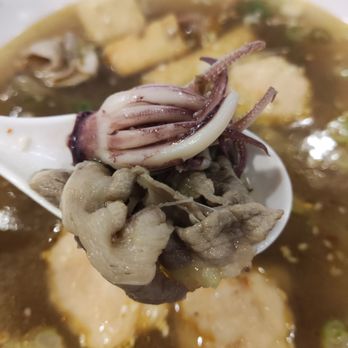 Sanku Maots’ai - Squid and sliced beef - Hot Pot Near Me - New York, New York