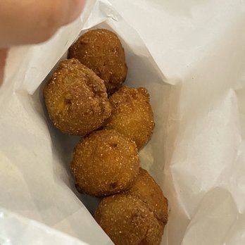 Kray Cray Cajun House - 6 Piece Hushpuppies - Cajun/Creole Near Me - Houston, Texas Kray Cray Cajun House - 6 Piece Hushpuppies - Cajun/Creole Near Me - Houston, Texas