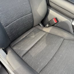 Stain on the seat