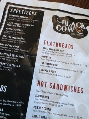 Menu photo 5 The Black Cow Cafe Fruitland, ID Menu photo 5 The Black Cow Cafe Fruitland, ID