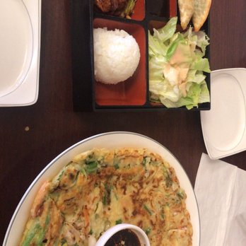 Korean BBQ  - Dwajei bolgogi pork lunch special. And seafood pancake - Korean Near Me - Greenville, South Carolina