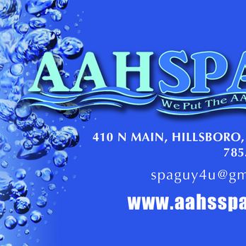 Aahs Spas - Made In Kansas - Biz Card - Hot Tub & Pool Near Me - Hillsboro, Kansas