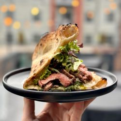 Sager-Stoneyard Pub - Steak & Chimi Pita