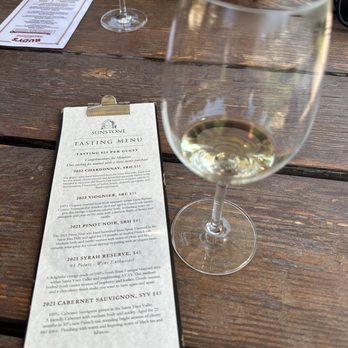 Sunstone Winery - Wine menu - Wine Tasting Room Near Me - Santa Ynez, California