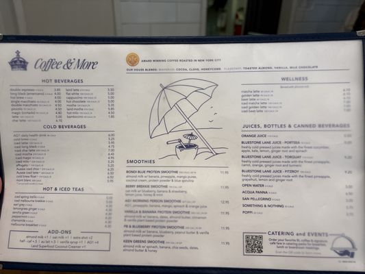 Menu photo 1 Bluestone Lane Hoboken Café Hoboken, NJ