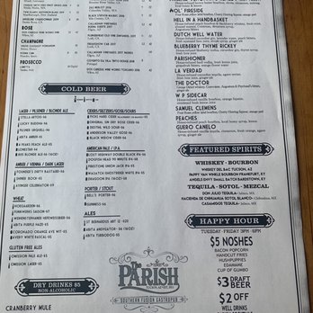 The Parish - Gastropubs Near Me - Tucson, Arizona