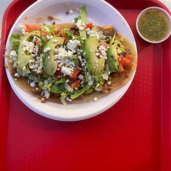 Los Poblanos - a plate of food on a tray - Mexican Near Me - Los Angeles, California Los Poblanos - a plate of food on a tray - Mexican Near Me - Los Angeles, California