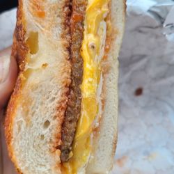 North Jersey Bagels & Subs - Sausage, egg, cheese. SPK