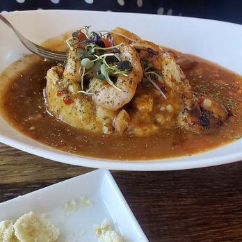 Blvck Cow - Shrimp and grits and hot honey biscuit - Cocktail Bars Near Me - Bowie, Maryland Blvck Cow - Shrimp and grits and hot honey biscuit - Cocktail Bars Near Me - Bowie, Maryland