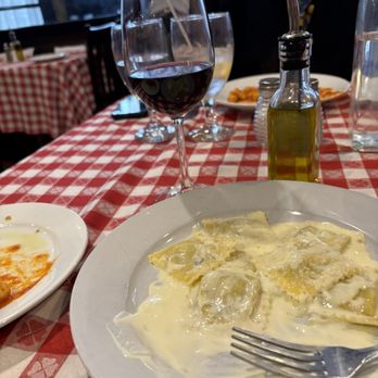 Trattoria Tra di Noi - Artichoke Ravioli Gorgonzola - Italian Near Me - Bronx, New York Trattoria Tra di Noi - Artichoke Ravioli Gorgonzola - Italian Near Me - Bronx, New York