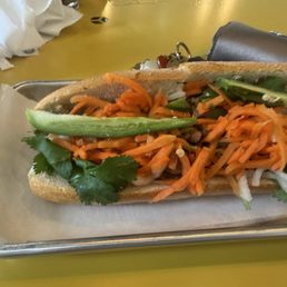 Grilled Pork Bahn Mi Sandwich