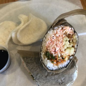 The Spot Sushi Burritos - Tempura shrimp and krab mix make your own burrito - Sushi Bars Near Me - Largo, Florida The Spot Sushi Burritos - Tempura shrimp and krab mix make your own burrito - Sushi Bars Near Me - Largo, Florida