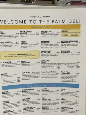 Menu photo 3 The Palm Deli Aptos, CA