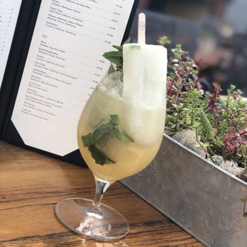Ginger and Baker - Mojito with a Mojito ginger popsicle - Cafes Near Me - Fort Collins, Colorado Ginger and Baker - Mojito with a Mojito ginger popsicle - Cafes Near Me - Fort Collins, Colorado