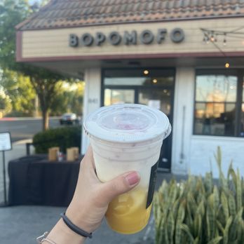 Bopomofo Cafe - Strawberry Corn Milk - Bubble Tea Near Me - San Gabriel, California