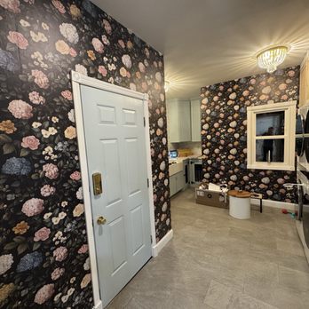 Unique Wallpaper Installations - Laundry and mudroom - Wallpapering Near Me - Brooklyn, New York