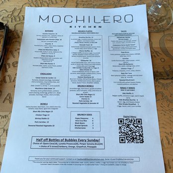 Mochilero Kitchen - Brunch menu - Mexican Near Me - Peoria, Arizona Mochilero Kitchen - Brunch menu - Mexican Near Me - Peoria, Arizona
