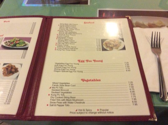 Menu photo 5 Happy Dragon Restaurant Tracy, CA